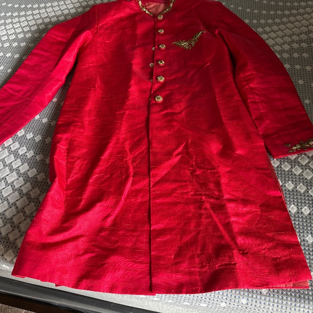 Indian Kurta Sherwani with Dhoti stylish custom designed